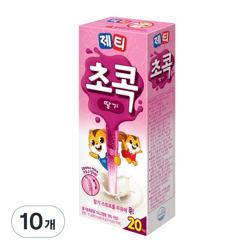 제티 초콕 딸기맛, 3.6g, 10개입, 10개