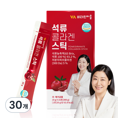 비타민마을 석류 콜라겐 스틱, 15회분, 300g, 2개