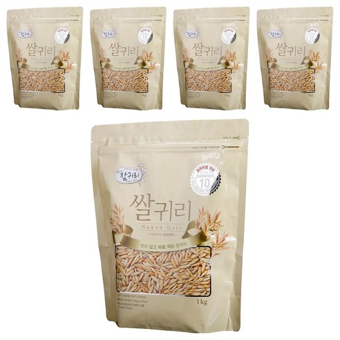 참귀리 쌀귀리, 1kg, 5개