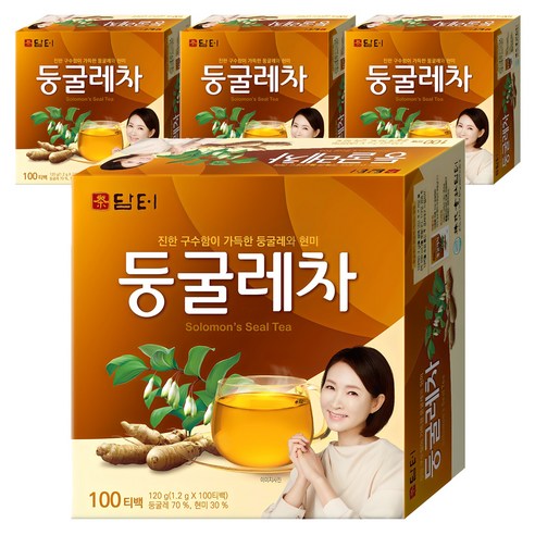 담터 둥굴레차, 1.2g, 100개입, 4개