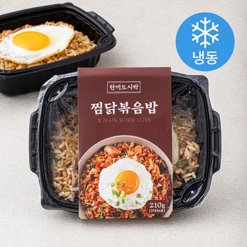 한끼도시락 찜닭볶음밥 (냉동), 210g, 1개