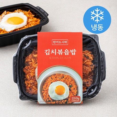 한끼도시락 김치볶음밥 (냉동), 210g, 1개