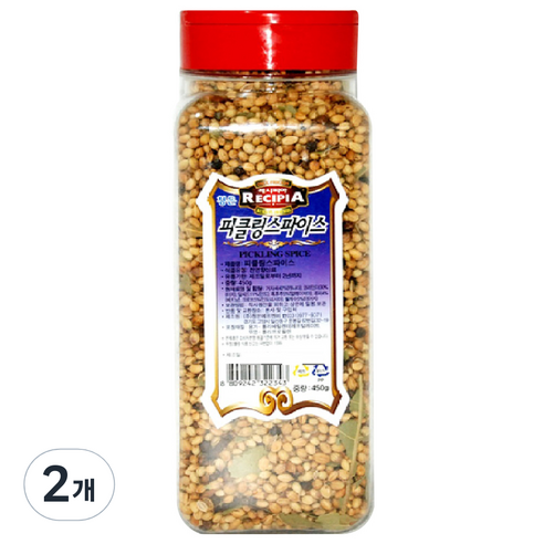 청은 피클링 스파이스, 450g, 2개