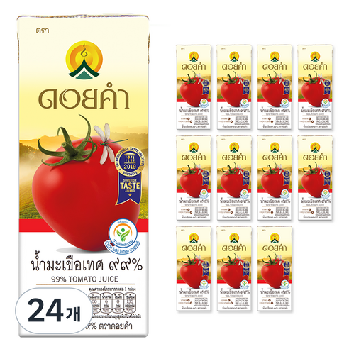 도이캄 착즙 99% 토마토 주스, 200ml, 24개