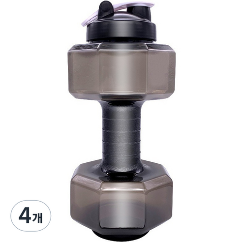 순잠 무게조절 물아령 워터 덤벨 2600ml 블랙, 4개