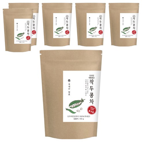 자연지애 대왕 작두콩차, 60g, 1개입, 6개