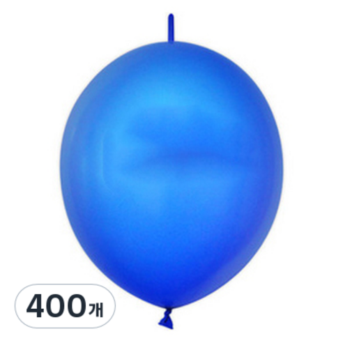 PartyClub 스탠다드 링커룬 풍선 15cm, 블루, 400개