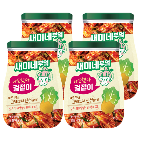 새미네부엌 겉절이 양념, 90g, 4개