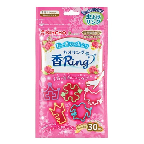 킨초 카오링 야외팔찌 과일향 30p, 핑크, 1개