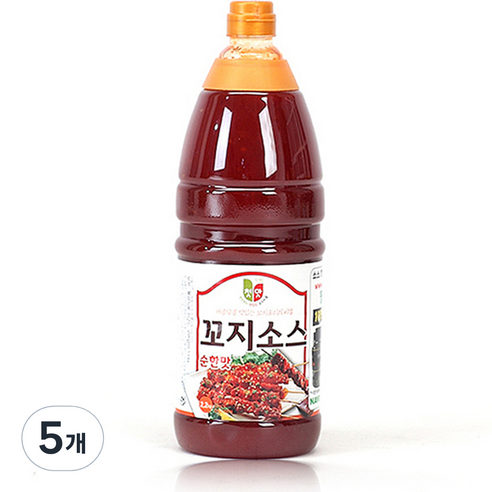 첫맛 꼬지소스 순한맛, 2.1kg, 5개