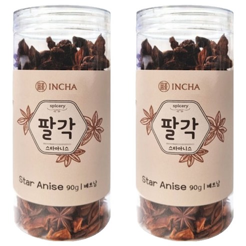 인차 팔각 스타아니스, 90g, 2개