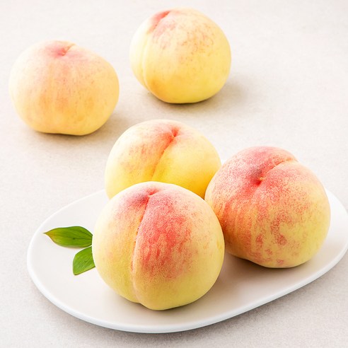 하늘작 충주 GAP 부드러운 백도 복숭아, 1.8kg(5~7입), 1개