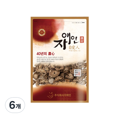 자애인 볶은우엉차, 200g, 6개