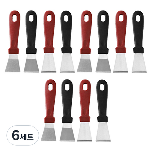 ABM 스텐 인덕션 찌든때 청소칼 2종 x 6p 세트, 6세트