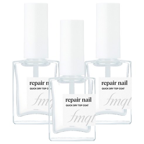 더페이스샵 fmgt NEW 리페어 네일, 10ml, 3개, 03 퀵드라이 탑코트