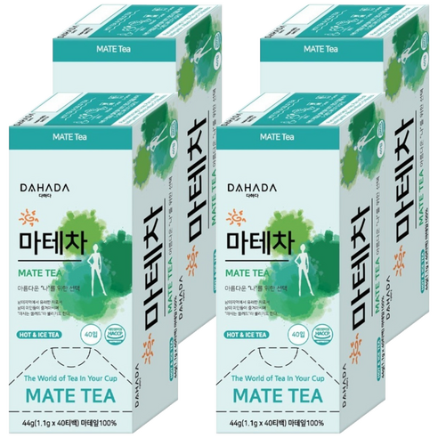 다하다 마테차, 1.1g, 40개입, 4개