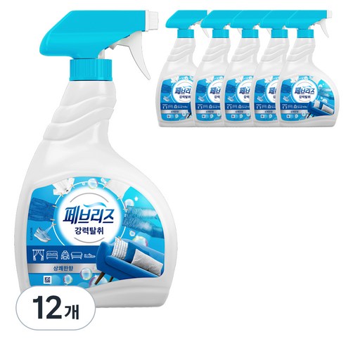 페브리즈 섬유탈취제 상쾌한향 본품, 900ml, 12개