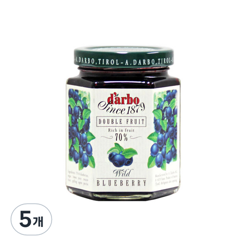 다보 다보블루베리잼, 200g, 5개