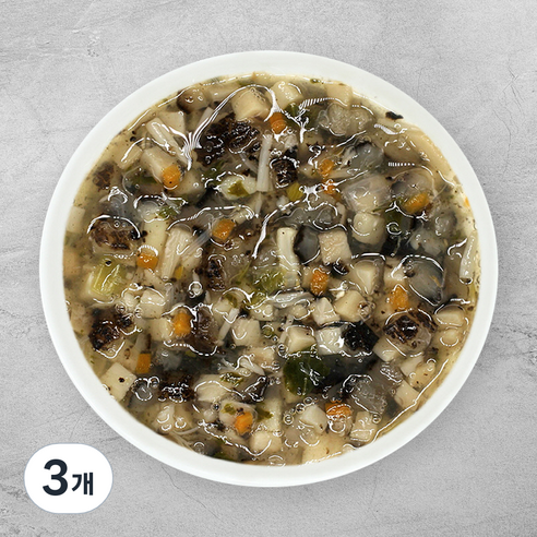 짱죽 12개월부터 이유식 반찬 해삼버섯탕, 100g, 3개, 혼합맛(해삼/버섯)