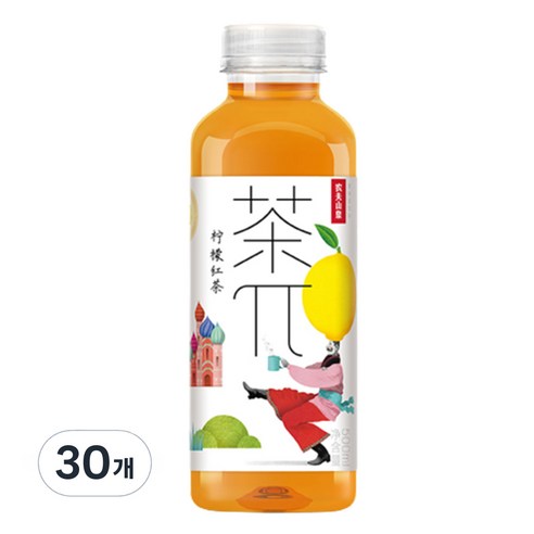 농부산천 차파이 레몬 홍차, 500ml, 30개