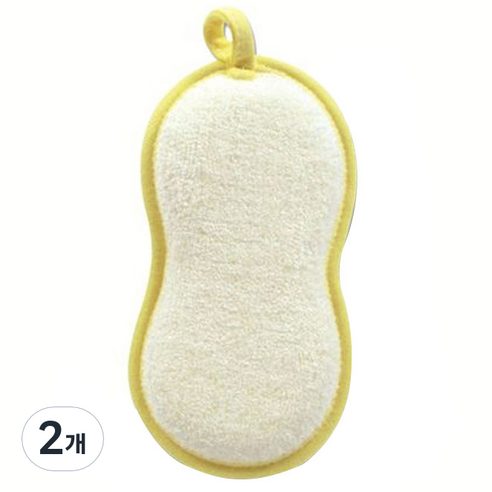 오션 베이비 샤워타올, 노랑, 2개, 1개입