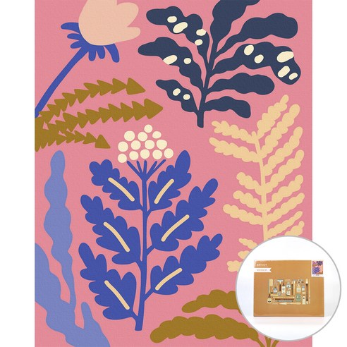 아트조이 물감 2배 DIY 명화그리기 40 x 50 cm, 행복한 정원의 상상, 1개
