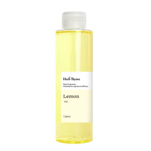 허브타임 리필 디퓨저, 레몬, 130ml, 1개