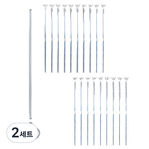 파티쇼 버블 풍선 컵스틱 2종 x 10p 세트 70cm, 혼합색상, 2세트