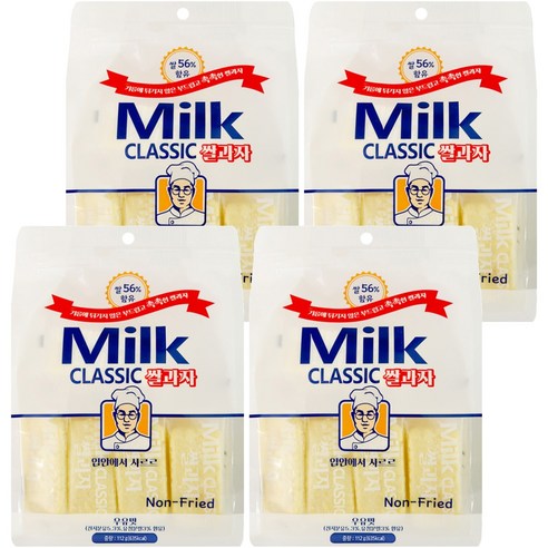밀크클래식쌀과자 우유맛, 112g, 4개