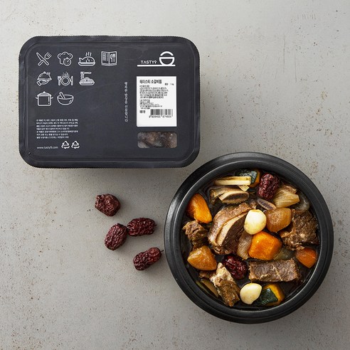테이스티나인 소갈비찜, 1kg, 1개