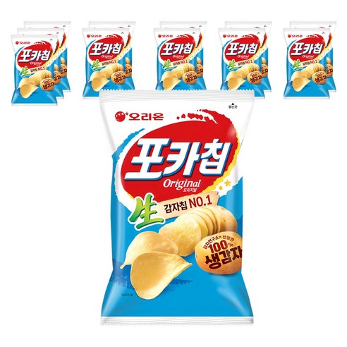 포카칩 오리지널, 66g, 12개