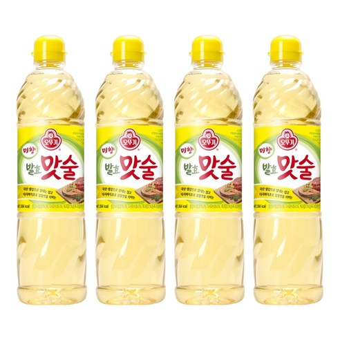 오뚜기 미향 발효맛술, 4개, 900ml