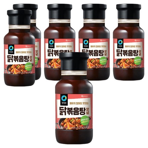 청정원 닭볶음탕 양념, 270g, 6개