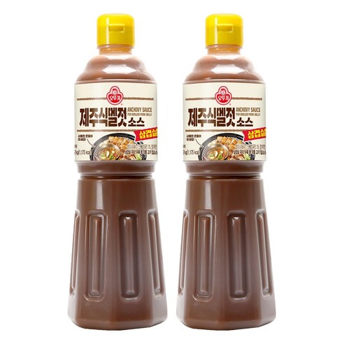 오뚜기 삼겹살 제주식 멜젓 소스, 1.12kg, 2개