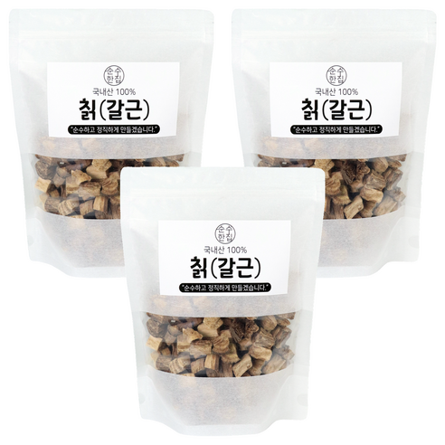 순수한집 국내산 칡 갈근, 400g, 3개