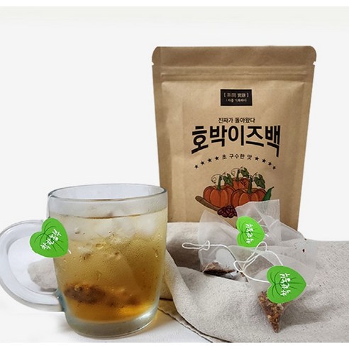 자연의 건강함을 담은 착한농부 호박이즈백으로 건강한 티타임을!