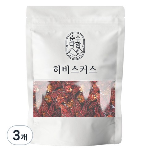 순수다함 히비스커스, 300g, 3개