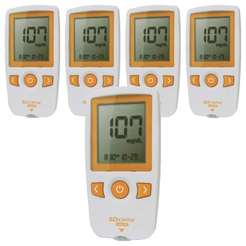 SD바이오센서 에스디 체크 골드2 혈당측정기, 5개, SD CHECK GOLD 2 Blood Glucose Monitoring System(01GC22)