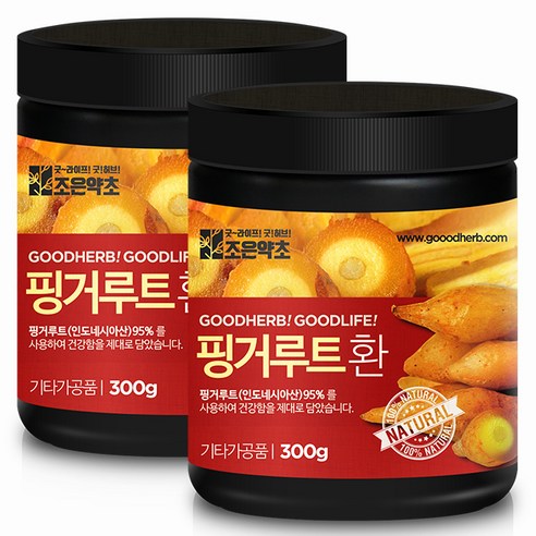 조은약초 굿허브 핑거루트환, 2개, 300g