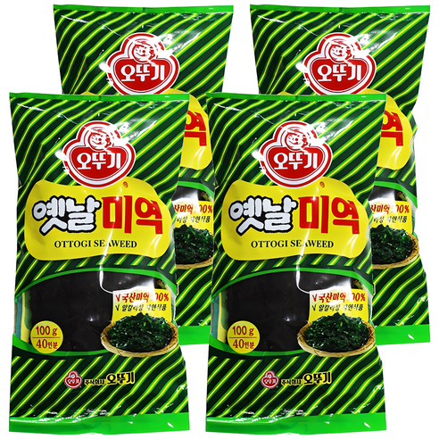 오뚜기 옛날 미역, 100g, 4개
