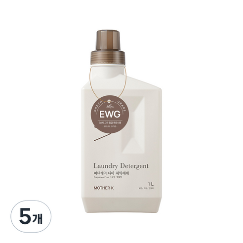 마더케이 디아 세탁세제, 5개, 1L