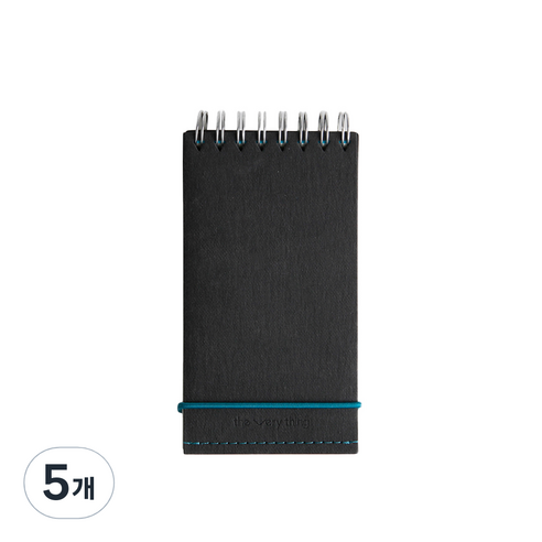 소소문구 the Very thing 수첩 handy, black, 5개