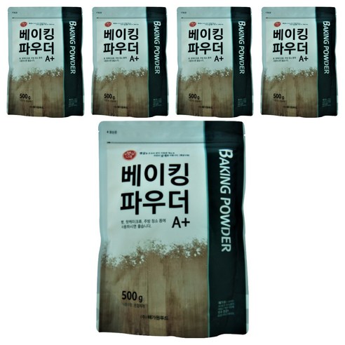 해가원 햇살나래 베이킹파우더 A 플러스, 500g, 5개