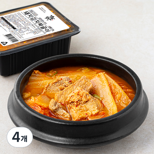 강남밥상 돼지 김치 짜글이, 320g, 4개