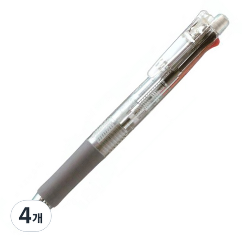 제브라 클립온멀티 다색펜 B4SA1, 혼합색상, 4개
