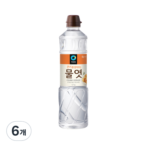 대상 청정원 물엿, 1.2kg, 6개