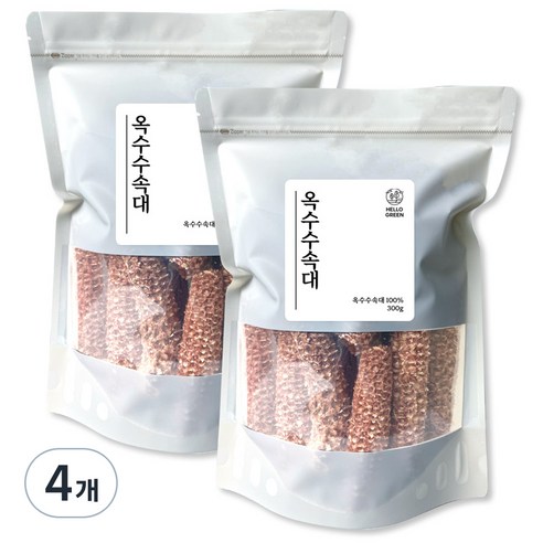 헬로우그린 옥수수 속대 차, 300g, 4개, 1개입