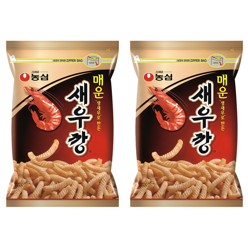 매운 새우깡, 2개, 400g