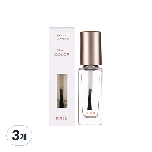 삐아 레디 투 웨어 네일 탑코트 7ml, NC01, 3개