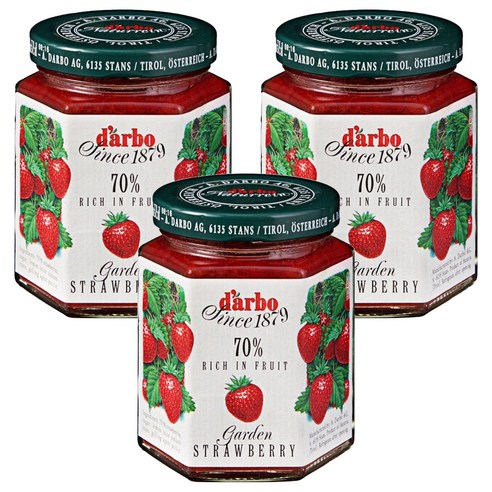 다보 다보딸기잼, 200g, 3개